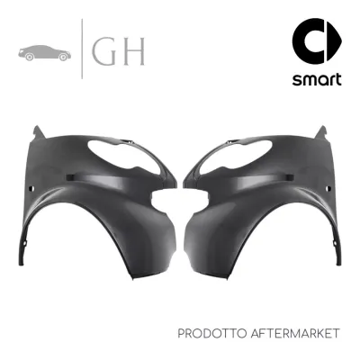SET COPPIA PARAFANGHI ANT. SINISTRO E DESTRO SMART FORTWO 450 COUPE' RESTYLING