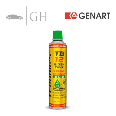GENART - ADDITIVO RIGENERANTE MULTIFUNZIONE CARBURANTE BENZINA RIGEN TANK - TB12