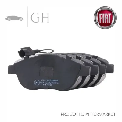 LPR - KIT PASTIGLIE / PATTINI / PASTICCHE FRENO ANTERIORI FIAT 500 - 05P764