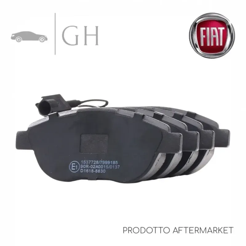 LPR - KIT PASTIGLIE / PATTINI / PASTICCHE FRENO ANTERIORI FIAT 500 - 05P764