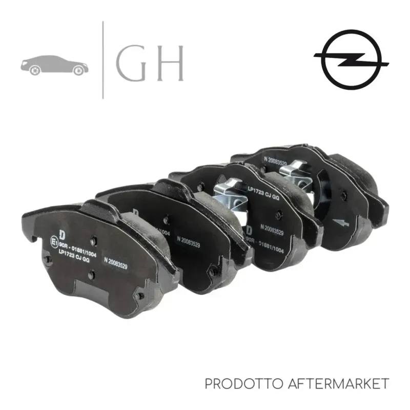 SIMER - KIT PASTIGLIE / PATTINI / PASTICCHE FRENO ANT. OPEL ASTRA H - WVA23402