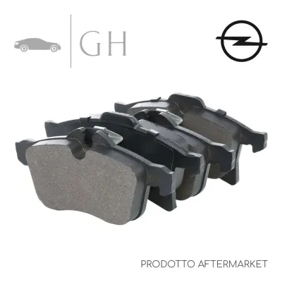LPR - KIT PASTIGLIE / PATTINI / PASTICCHE FRENO ANT. OPEL MERIVA B - 05P1197