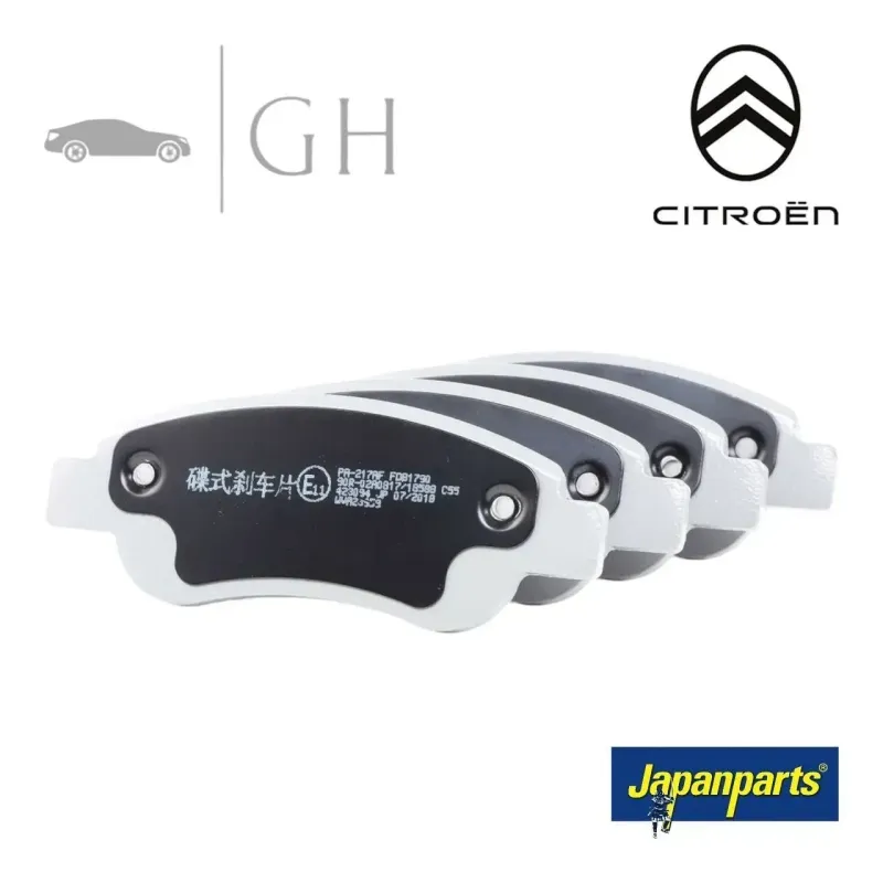JAPANPARTS - KIT PASTIGLIE / PATTINI / PASTICCHE FRENO ANTERIORI CITROEN C1 - PA217AFH