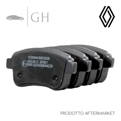 SIMER - KIT PASTIGLIE / PATTINI / PASTICCHE FRENO POST. RENAULT SCENIC (III) - WVA24820