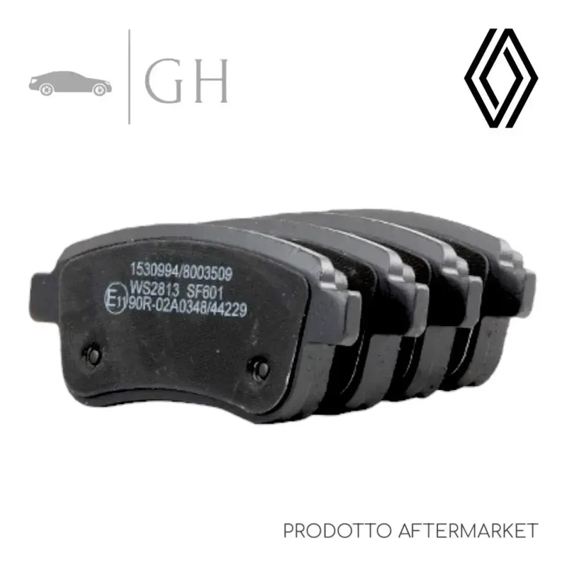 SIMER - KIT PASTIGLIE / PATTINI / PASTICCHE FRENO POST. RENAULT SCENIC (III) - WVA24820