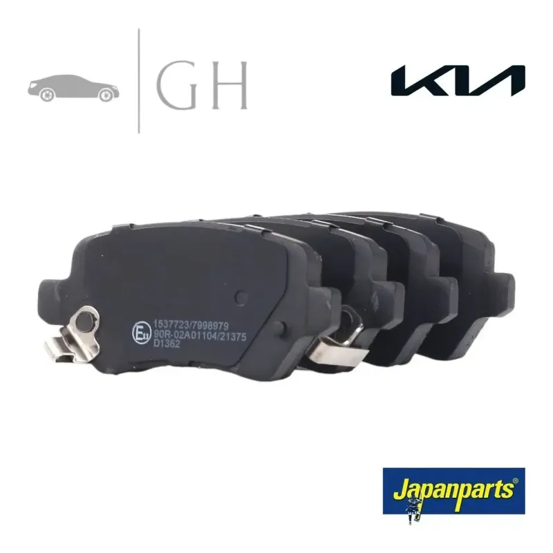 JAPANPARTS - KIT PASTIGLIE / PATTINI / PASTICCHE FRENO POSTERIORI KIA VENGA - PPK12AF