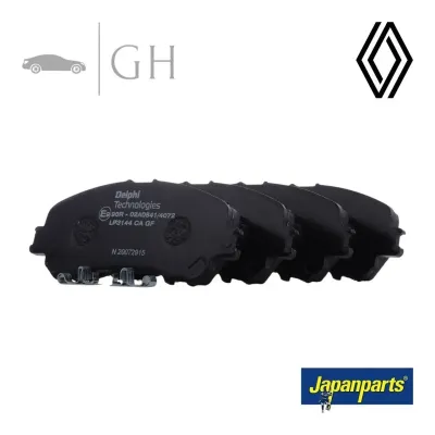 JAPANPARTS - KIT PASTIGLIE / PATTINI / PASTICCHE FRENO ANT. RENAULT KADJAR - PA160AF