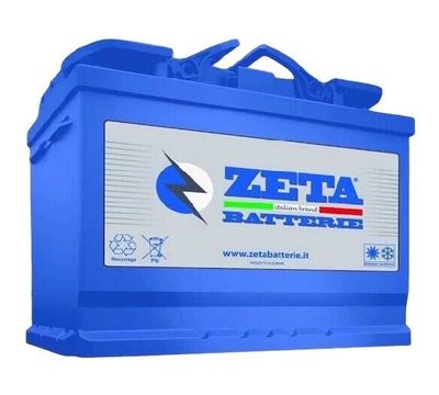 BATTERIA PER AUTO 78AH ZETA 740A / 12V / POSITIVO A DESTRA (+DX) - Z78EXDX