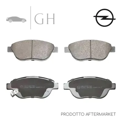 LPR - KIT PASTIGLIE / PATTINI / PASTICCHE FRENO ANTERIORI OPEL CORSA D 1.3 CDTI - 05P1328