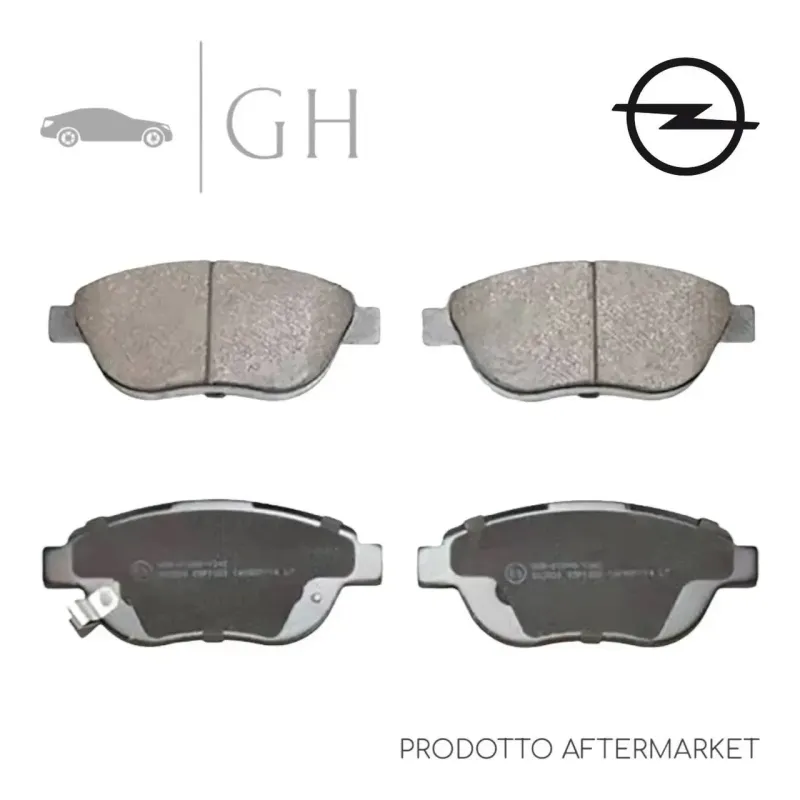 LPR - KIT PASTIGLIE / PATTINI / PASTICCHE FRENO ANTERIORI OPEL CORSA D 1.3 CDTI - 05P1328