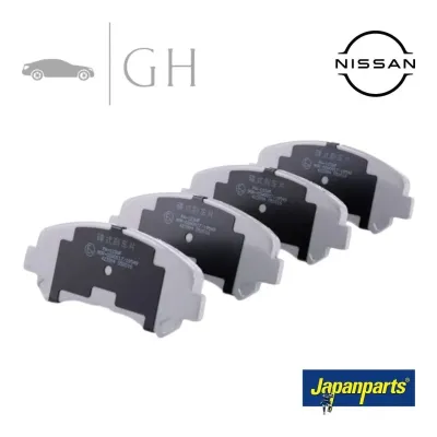 JAPANPARTS - KIT PASTIGLIE / PATTINI / PASTICCHE FRENO ANT NISSAN QASHQAI J10 - PA-123AF