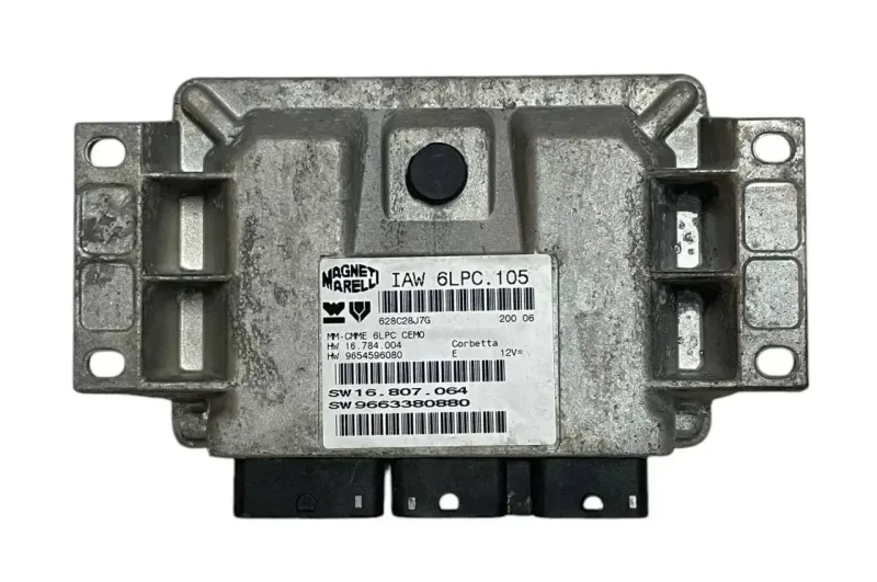 MODULO CENTRALINA MOTORE (ECU) PEUGEOT 207 1.4 BENZINA 2012 - 9654596080