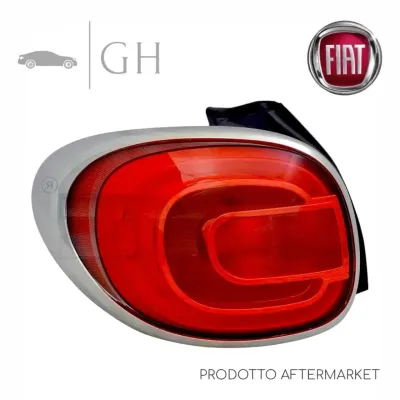 FANALE / STOP PROIETTORE POSTERIORE SINISTRO CON CORNICE CROMATA FIAT 500L 2015 - 51883572