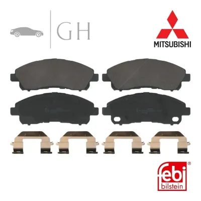 FEBI BILSTEIN - KIT PASTIGLIE / PATTINI / PASTICCHE FRENO POST MITSUBISHI CANTER - 16948