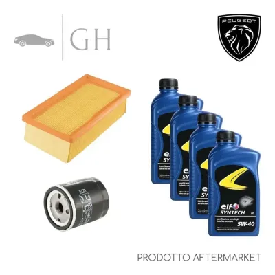 ECONOMY - KIT TAGLIANDO 2 FILTRI + 4 LT OLIO 5W30 PEUGEOT 208 (I) 1.2 BENZINA