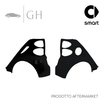 SET COPPIA PARAFANGHI POST. SINISTRO E DESTRO SMART FORTWO 451 2010