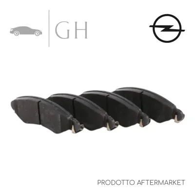 LPR - KIT PASTIGLIE / PATTINI / PASTICCHE FRENO ANT. OPEL AGILA A - 05P777