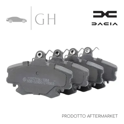 SIMER - KIT PASTIGLIE / PATTINI / PASTICCHE FRENO ANT DACIA LOGAN (I) - WVA21463