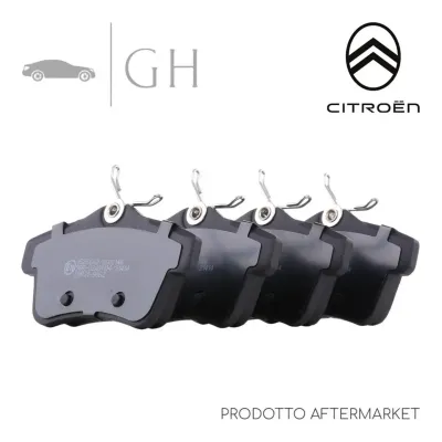 LPR - KIT PASTIGLIE / PATTINI / PASTICCHE FRENO POSTERIORI CITROEN C4 (II) - 05P1567