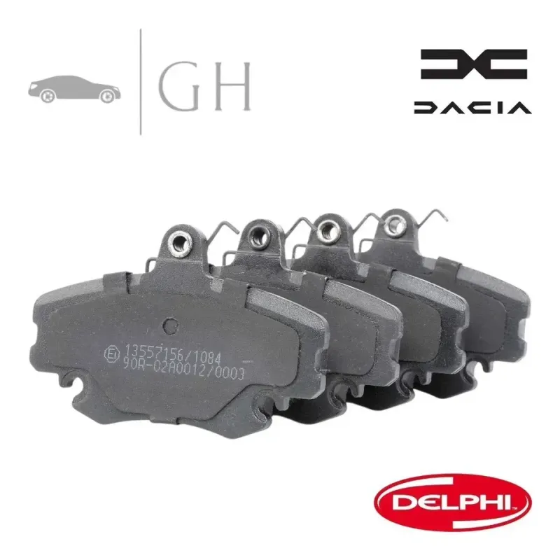 DELPHI - KIT PASTIGLIE / PATTINI / PASTICCHE FRENO ANT DACIA LOGAN (I) - LP885