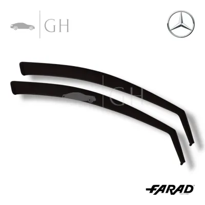 FARAD - SET 2 DEFLETTORI ARIA ANTIVENTO /ANTIPIOGGIA FUME MERCEDES CLASSE A W169