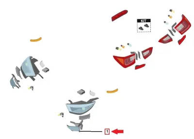 FENDINEBBIA / FANALE ANTERIORE SINISTRO MG ZS II - 10548003