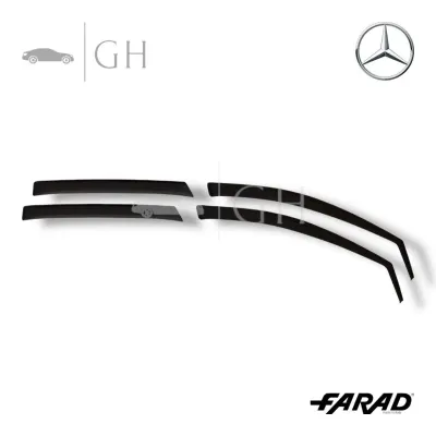 FARAD - SET 2 DEFLETTORI ARIA ANTIVENTO /ANTIPIOGGIA FUME MERCEDES CLASSE A W177