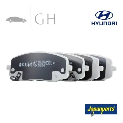 JAPANPARTS - KIT PASTIGLIE /PATTINI /PASTICCHE FRENO ANT HYUNDAI I10 - PA-K10AF