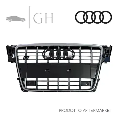 GRIGLIA RADIATORE CON CORNICE CROMATA PARAURTI ANTERIORE AUDI A4 (B8 / 8K2) 2008 - 8K0853651VMZ