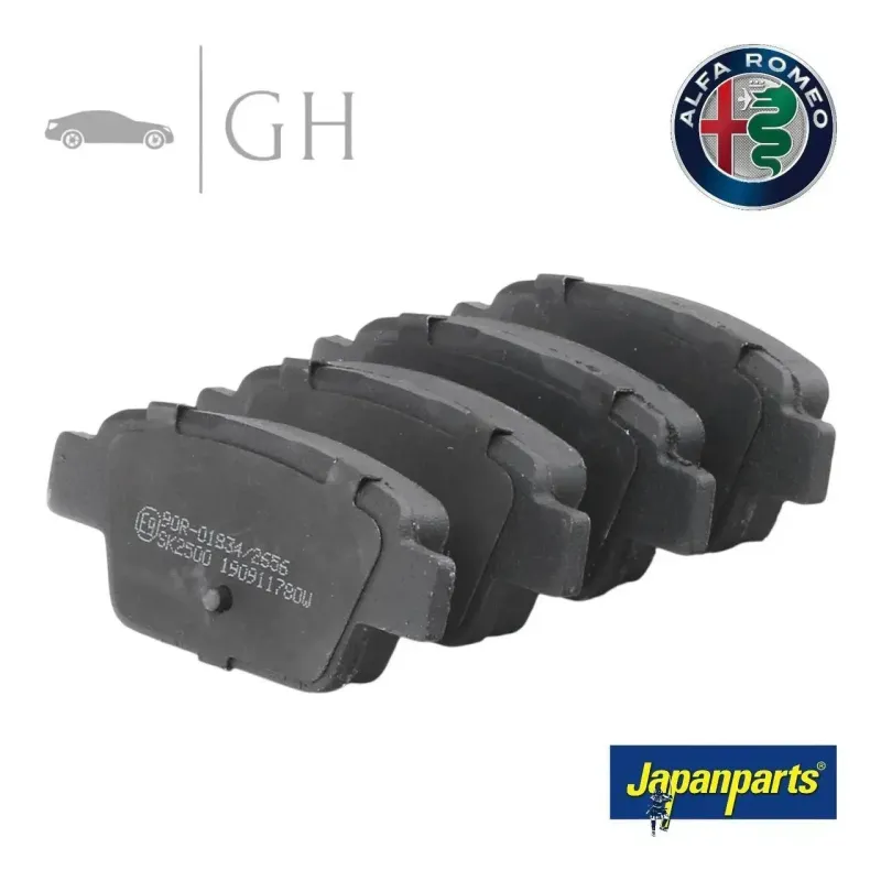 JAPANPARTS - KIT PASTIGLIE / PATTINI / PASTICCHE FRENO POST. ALFA ROMEO MITO - PP0004AF