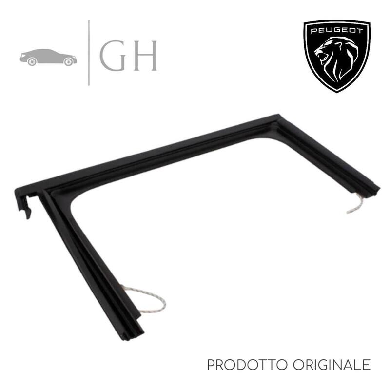 ORIGINALE - GUARNIZIONE GUIDA SCORRIMENTO CRISTALLO VETRO (PORTIERA / SPORTELLO) POSTERIORE SX PEUGEOT 2008 2015 - 9811337880