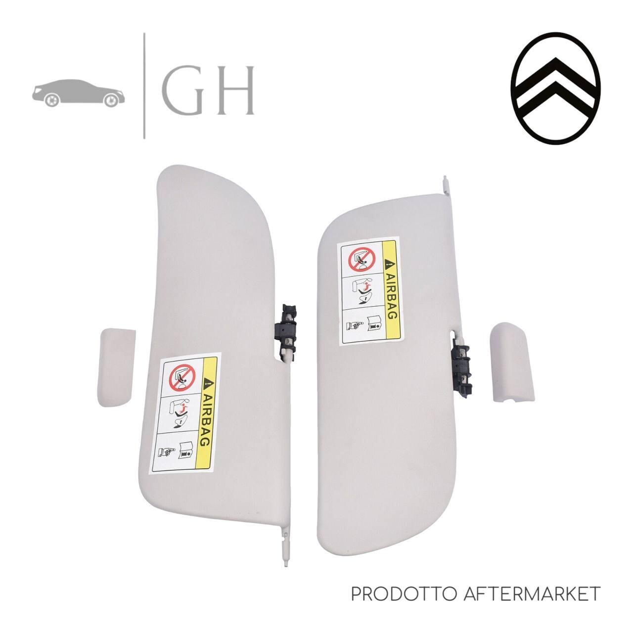 KIT ALETTE PARASOLE / SET COPPIA 2 PANTINE DX E SX CITROEN C3 II (MOD. ZENITH) 2010 - 1613251480