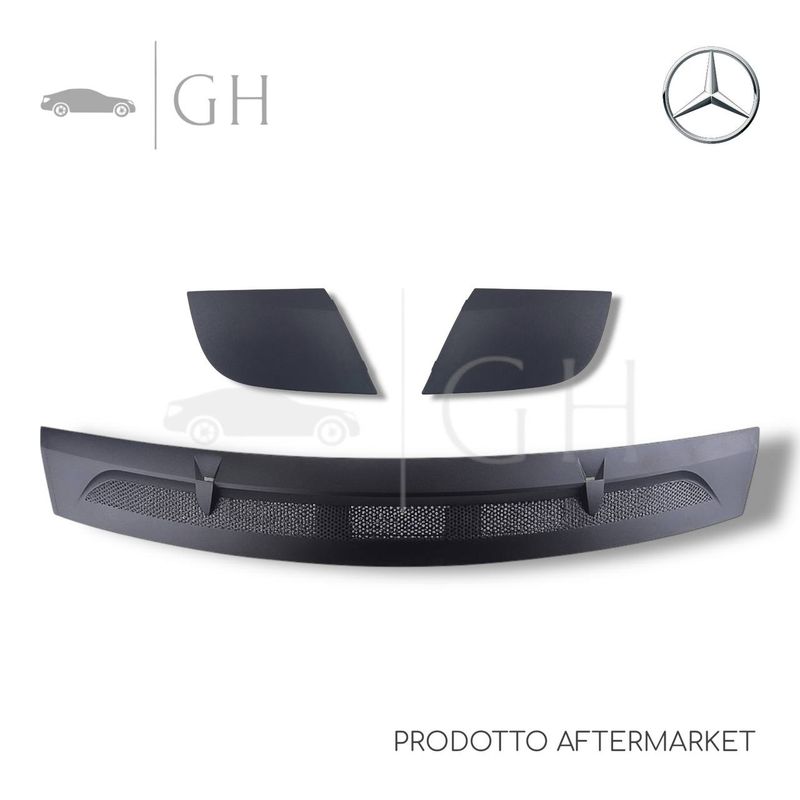 KIT MODANATURE / SET GRIGLIA COFANO SOTTO PARABREZZA MERCEDES CLASSE B W245 2007 - A1698360018