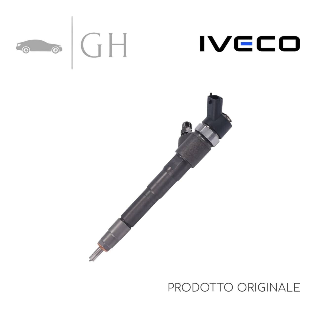 ORIGINALE - INIETTORE CARBURANTE BOSCH IVECO DAILY C / S (V) 2.3 DIESEL - 504389548