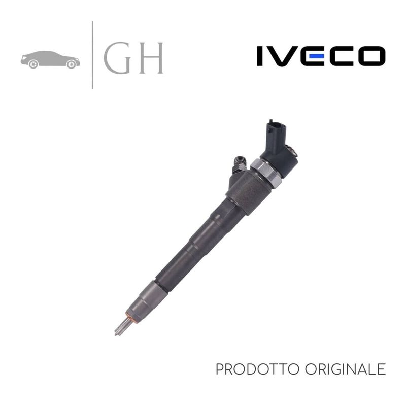 ORIGINALE - INIETTORE CARBURANTE BOSCH IVECO DAILY C / S (V) 2.3 DIESEL - 504389548