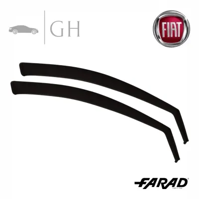 FARAD - SET 2 DEFLETTORI ARIA ANTIVENTO / ANTIPIOGGIA FIAT GRANDE PUNTO 5P - 12.466