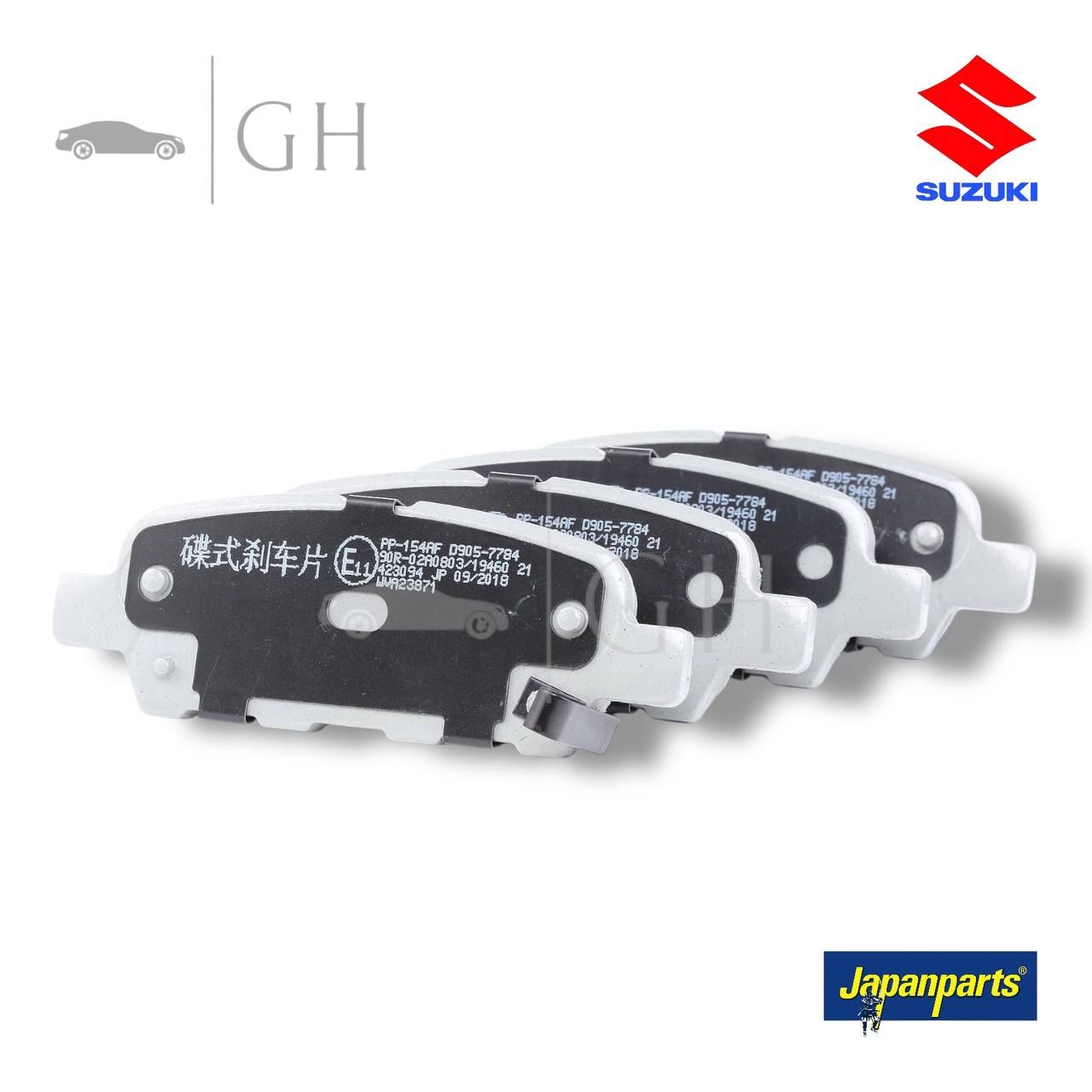 JAPANPARTS - KIT PASTIGLIE / PATTINI / PASTICCHE FRENO POST SUZUKI GRAND VITARA - PP-154AF