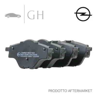 CHAMPION - KIT PASTIGLIE / PATTINI / PASTICCHE FRENO POST OPEL GRANDLAND X 1.6 B