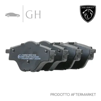 CHAMPION - KIT PASTIGLIE / PATTINI / PASTICCHE FRENO POST PEUGEOT 308 (III)