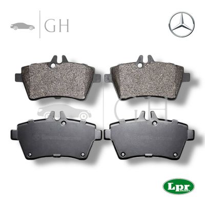 LPR - KIT PASTIGLIE / PATTINI / PASTICCHE FRENO ANT. MERCEDES CLASSE A W169 - 05P1242