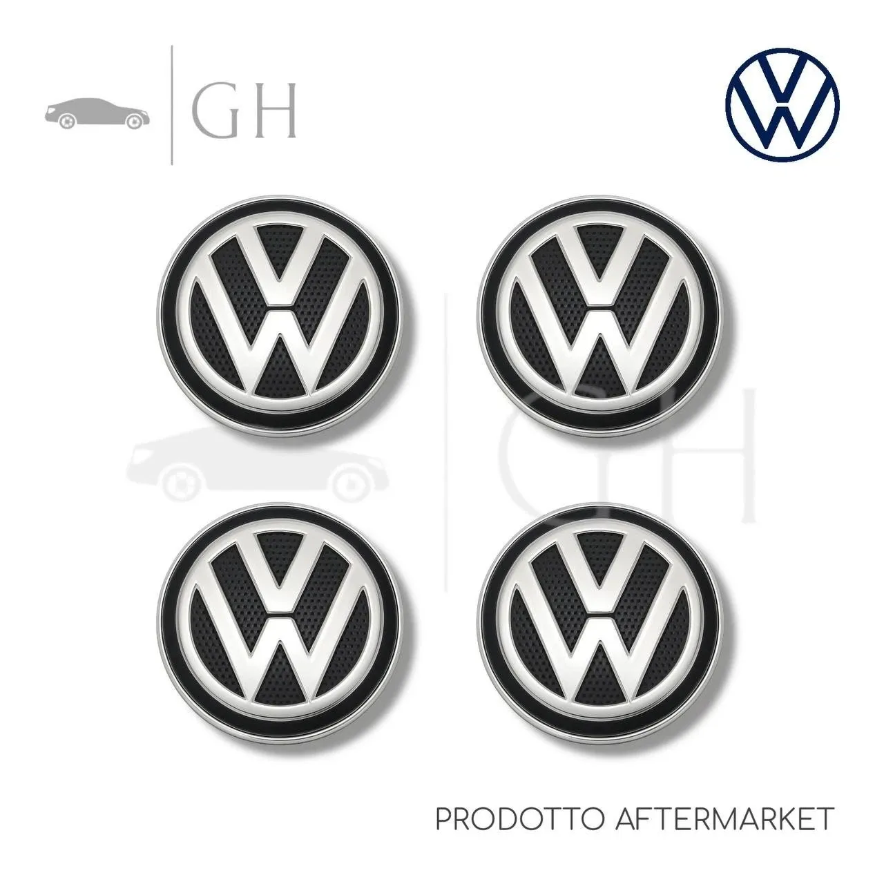 ORIGINALE - KIT 4 TAPPI / COPERCHI / COPRI MOZZI RUOTE / CERCHI VW TIGUAN (II) - 5G0601171