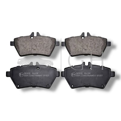 JAPANPARTS - KIT PASTIGLIE / PATTINI / PASTICCHE FRENO POST PEUGEOT 3008 (II) - PP-0614JM