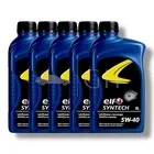 ELF - 5 X 1 LT / LITRO OLIO MOTORE AUTO 5W40 SYNTECH - BENZINA / DIESEL