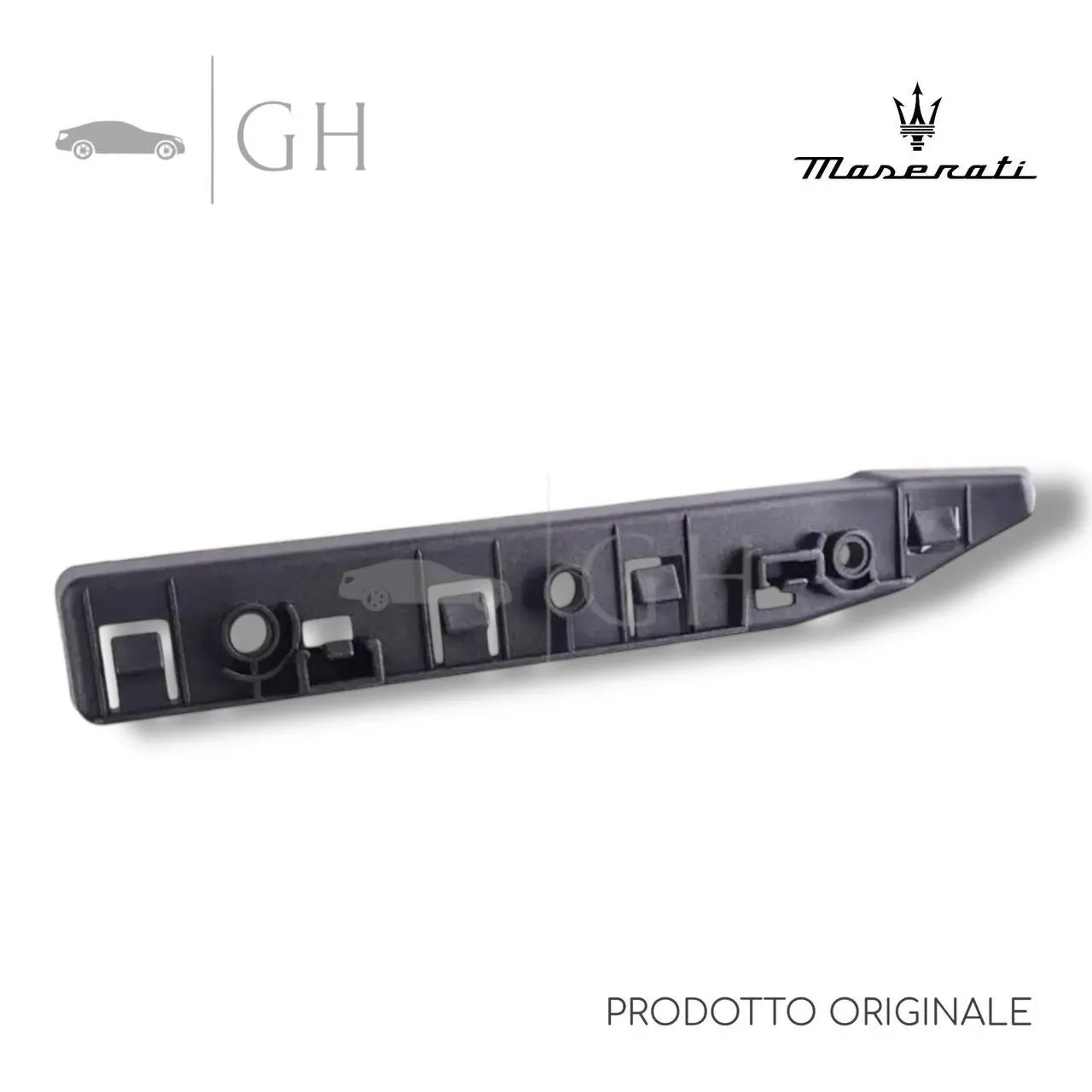 ORIGINALE - STAFFA / GUIDA / SUPPORTO LATO DX PARAURTI ANT MASERATI GHIBLI (III) - 670004829