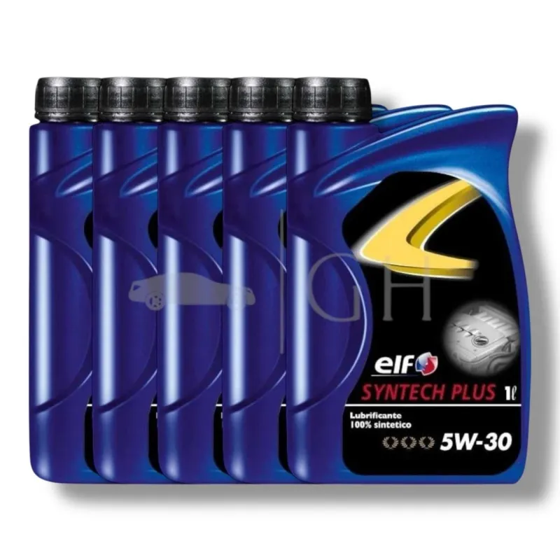ELF - 5 X 1 LT /LITRO OLIO MOTORE AUTO 5W30 SYNTECH PLUS - BENZINA / DIESEL