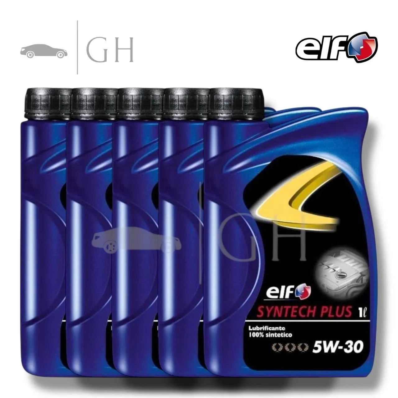 ELF - 5 X 1 LT /LITRO OLIO MOTORE AUTO 5W30 SYNTECH PLUS - BENZINA / DIESEL