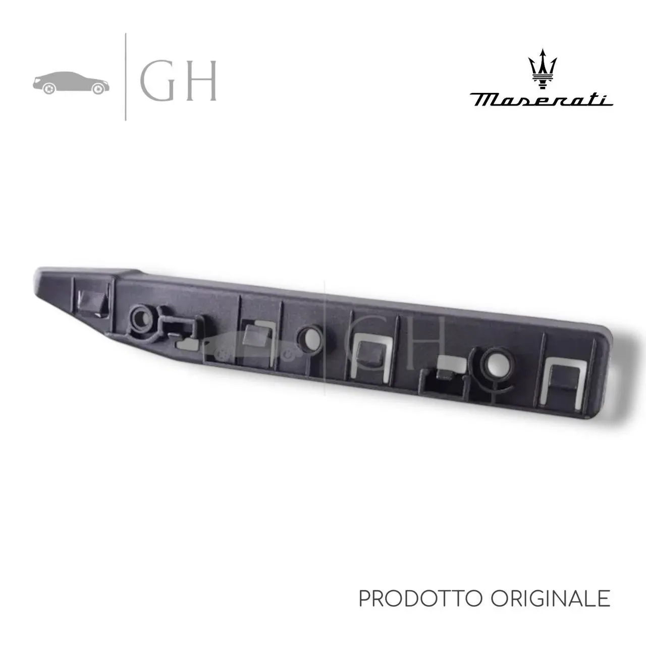 ORIGINALE - STAFFA / GUIDA / SUPPORTO LATO SX PARAURTI ANT MASERATI GHIBLI (III) - 670004830