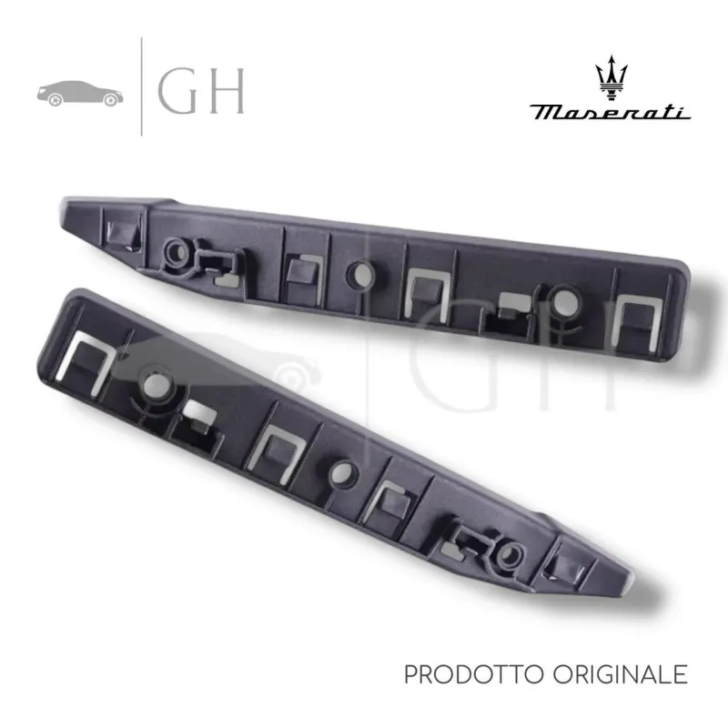 ORIGINALE - KIT STAFFE /GUIDE /SUPPORTI SX /DX PARAURTI ANT MASERATI GHIBLI III - 670004830 - 670004829