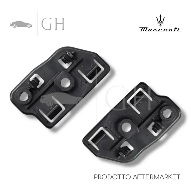 KIT STAFFE / GUIDE / SUPPORTI SX / DX PARAURTI ANT MASERATI GHIBLI (III) - 670004458