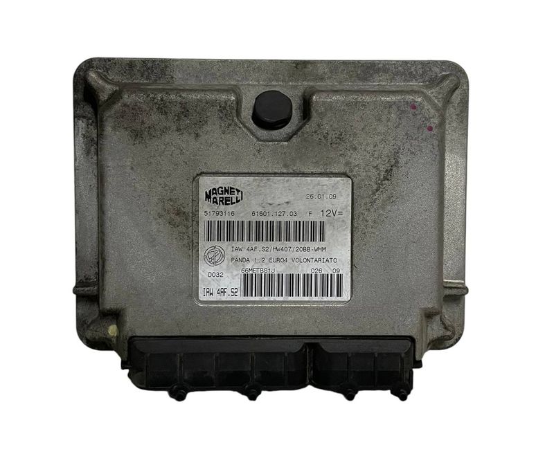 MODULO CENTRALINA MOTORE (ECU) FIAT PANDA (II) 169 1.2 BENZINA 2009 - 51793116